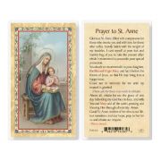 St Anne - Prayer to Obtain Favor Holy Card. Inc. of 25