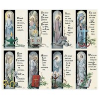 Omega Series Assorted Eight-Up Micro Perforated Bulk Prayer-Cards  - 125 sheets (1000 total cards)