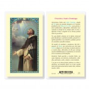 25pk - Oracion a Santo Domingo Holy Card  Pk 25