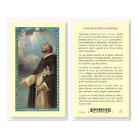 25pk - Oracion a Santo Domingo Holy Card  Pk 25