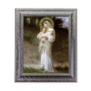 10 1/2" x 12 1/2" Grey Oak Finish Frame with an 8" x 10" Bouguereau: Divine Innocence Print