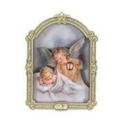5" Cathedral 3D Plaque Guardian Angel with Lantern