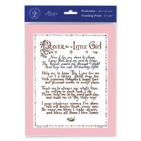 3pk - 8" x 10" Prayer for a Little Girl Print (sold in inc. of 3) 3pk - 8" x 10" Prayer for a Little Girl Print (sold in inc. of 3)