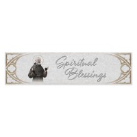 23" x 6" Saint Padre Pio Wooden Door Blessing Plaque