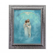 10 1/2" x 12 1/2" Grey Oak Finish Frame with an 8" x 10" Christ Welcoming Home Print 10 1/2" x 12 1/2" Grey Oak Finish Frame with an 8" x 10" Christ Welcoming Home Print