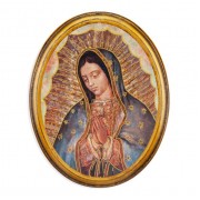 Oval Guadalupe Bust Plaque Oval Guadalupe Bust Plaque