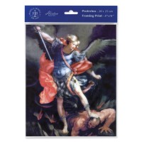 3pk - 8" x 10"  Saint Michael Print  (sold in inc. of 3)