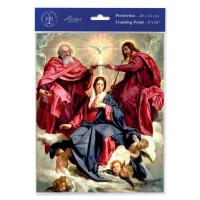 3pk - 8" x 10" Crowning of Mary Print  (sold in inc. of 3)