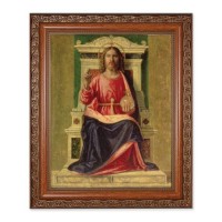 10" x 12" Ornate Wood Frame with an 8" x 10" King of Heaven Print