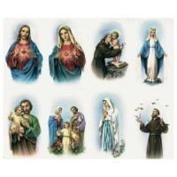 Alba Assorted Eight-Up Micro Perforated Bulk Prayer-Cards  - 125 sheets (1000 total cards)