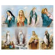 Madonna Eight-Up Micro Perforated Holy Cards