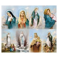 Madonna Eight-Up Micro Perforated Bulk Prayer-Cards  - 125 sheets (1000 total cards)
