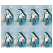 Sorrowful Madonna Eight-Up Micro Perforated Holy Cards