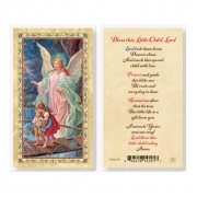 25pk - Bless This Little Child Lord  Gold Stamped Laminated Holy Card  Pk 25