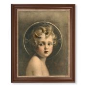 13 1/2" x 16 9/16" Walnut Finished Frame with 11" x 14" Chambers: Light of the World Textured Art