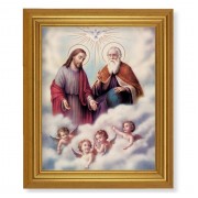 10" x 12" Gold Leaf Finish Beveled Frame with 8" x 10" The Trinity Textured Art