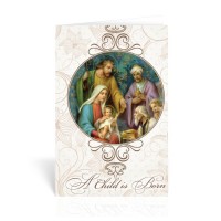 10pk - Holy Family with Magi Christmas Greeting Cards Sold in inc of 10 10pk - Holy Family with Magi Christmas Greeting Cards Sold in inc of 10