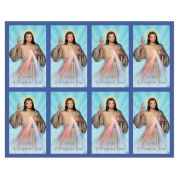 Aurora Divine Mercy Eight-Up Micro Perforated Holy Cards