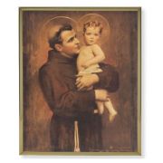 8" x 10" Gold Plaque Frame with a Chambers: St. Anthony with Jesus Print