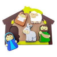 Nativity Puzzle Christian Kids Learning Game