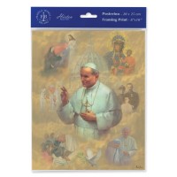 3pk - 8" x 10" Saint John Paul II Print  (sold in inc. of 3)
