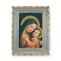 5 1/2" x 7 1/2" Rosebud Frame with Our Lady of Good Counsel Print
