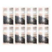Aurora Cross Over Mountains Eight-Up Micro Perforated Bulk Prayer-Cards  - 125 sheets (1000 total cards)