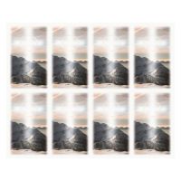 Aurora Cross Over Mountains Eight-Up Micro Perforated Holy Cards