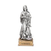 4 1/2" Pewter Saint Philomena Statue Gift Boxed