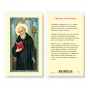 25pk - Saint Benedicto Una Oracion Para Laminated Holy Card Pk 25