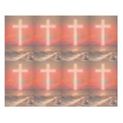 Aurora Cross Over The Ocean Eight-Up Micro Perforated Holy Cards