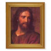 10" x 12" Gold Leaf Finish Beveled Frame with 8" x 10" Laughing Jesus Textured Art
