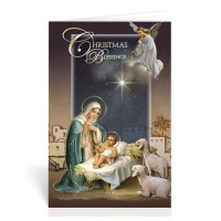 Infant Jesus with Mary, Christmas Blessings Greeting Cards Boxed
