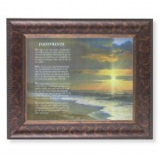 11 1/4" x 13 1/4" Art Deco Frame with an 8" x 10" Footprints Print