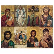 Icon Series Assorted Eight-Up Micro Perforated Bulk Prayer-Cards  - 125 sheets (1000 total cards)