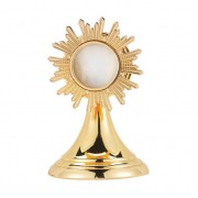 Gold Finish Reliquary with 1.5 inch Opening