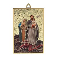 4" x 6" Gold Foil Prayer to Saint Joseph, Terror of Demons Mosaic Plaque 4" x 6" Gold Foil Prayer to Saint Joseph, Terror of Demons Mosaic Plaque