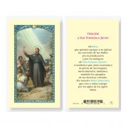 25pk - Oracion a San Francisco Javier Laminated Holy Card Pk 25