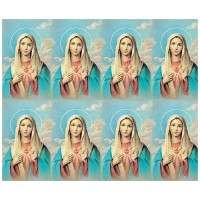 Immaculate Heart Eight-Up Micro Perforated Bulk Prayer-Cards  - 125 sheets (1000 total cards)