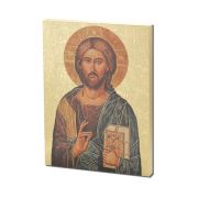 7 1/2" x 10" Christ All Knowing Embossed Wood Plaque