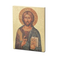 7 1/2" x 10" Christ All Knowing Embossed Wood Plaque