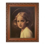 10" x 12" Ornate Wood Frame with an 8" x 10" Mary Most Holy Print