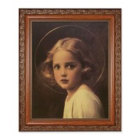 10" x 12" Ornate Wood Frame with an 8" x 10" Mary Most Holy Print