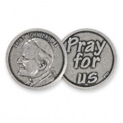 10pk - Saint John Paul II with Pray for Us Pocket Coin Sold in Inc. of 10