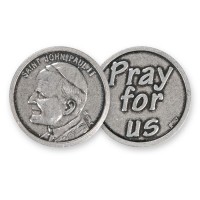 10pk - Saint John Paul II with Pray for Us Pocket Coin Sold in Inc. of 10