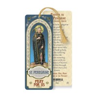 10pk - St. Peregrine Laminated Bookmark (Sold in Inc of 10)
