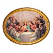 Oval Last Supper Plaque Oval Last Supper Plaque