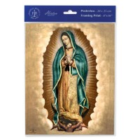 3pk - 8" X 10" Our Lady Of Guadalupe Print (sold in inc. of 3) 3pk - 8" X 10" Our Lady Of Guadalupe Print (sold in inc. of 3)