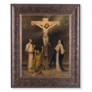 11 1/4" x 13 1/4" Art Deco Frame with 8" x 10" Chambers: Crucifixion Print