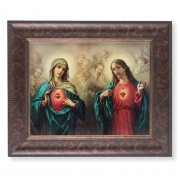 11 1/4" x 13 1/4" Art Deco Frame with an 8" x 10" The Sacred Hearts Print
